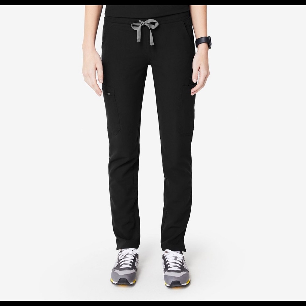 Figs XS Yola Scrub Pants - Black